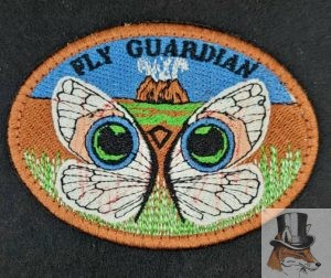 100% embroidered example patch